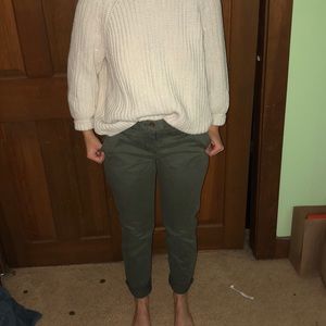 Gap green chino pants